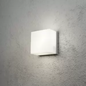 Image of Konstsmide Sanremo Outdoor Modern Box Wall Light 2x e27, IP54
