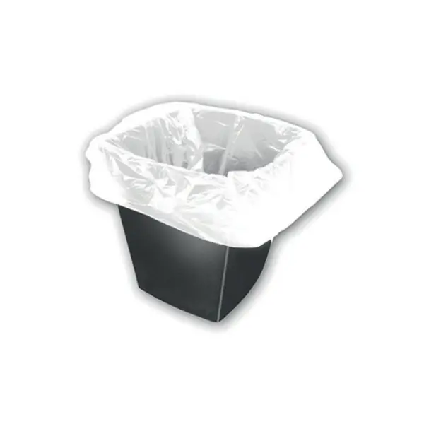 image of 2Work 2Work Square Bin Liners 30 Litre White (Pack of 1000) KF73380 KF73380