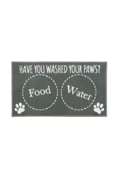 Pet Mat Machine Washable 40 x 70cm Dinner time