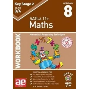 Image of KS2 Maths Year 3/4 Workbook 8 Numerical Reasoning Technique Paperback / softback 2018