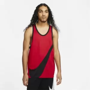 image of Nike Dri-Fit Crossover Jersey, University Red/Black, Male, Basketball Jerseys, DH7132-657