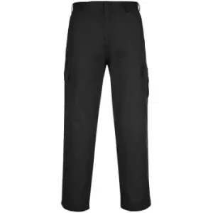 Image of Portwest C701BKT28 - sz Regular 28 Combat Trouser - Black - Black