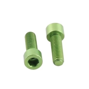 image of ETC Alloy Bolts Coloured Cheese Head (4) M5 x 15mm Green