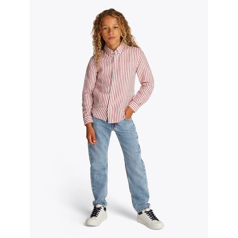 Image of Tommy Hilfiger MODERN STRAIGHT Blue DENIM One Size Male