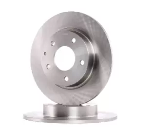 Image of RIDEX Brake disc Rear Axle 82B1366 Brake rotor,Brake discs MAZDA,3 Schragheck (BM, BN),CX-3 (DK),3 Limousine (BM, BN),3 Schragheck (BP),CX-30 (DM)