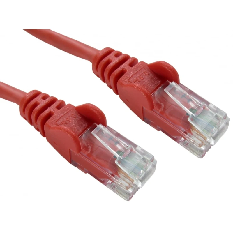 Image of Cables Direct 2m Economy 10/100 Networking Cable - Red