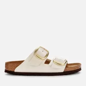 Image of Birkenstock Womens Graceful Arizona Big Buckle Slim Fit Double Strap Sandals - Pearl White - EU 39/UK 5.5