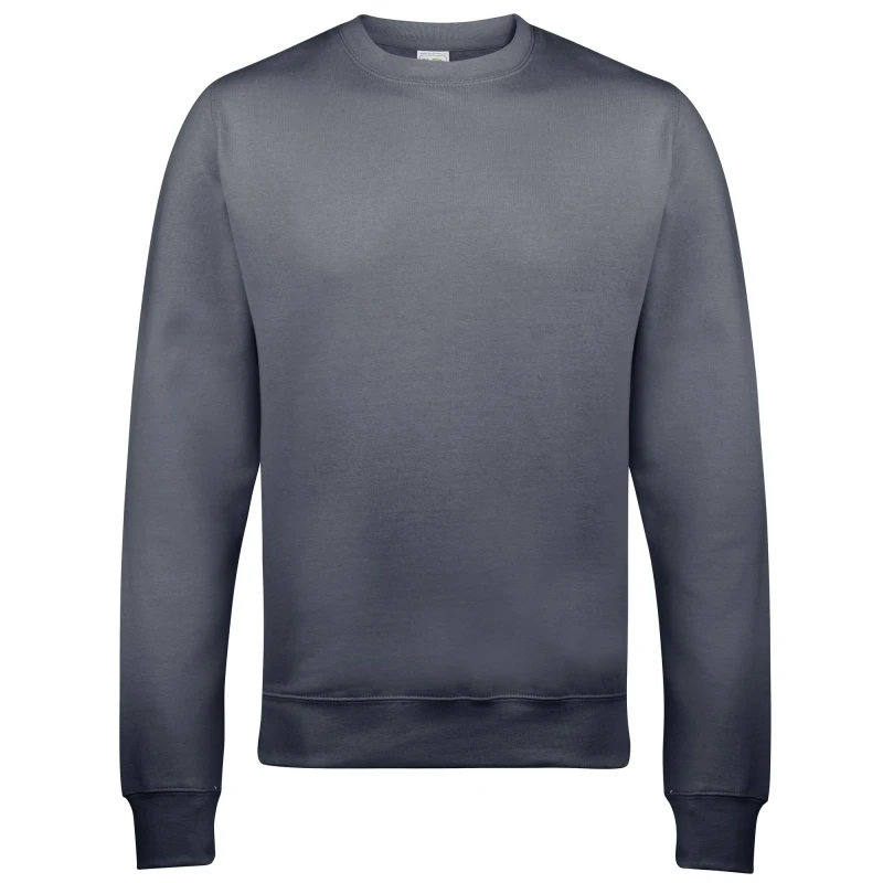 Image of AWDis AWDis Just Hoods Crew Neck Plain Sweatshirt (280 GSM) in Dark Grey Size: X-Small Dark Grey XS Unisex 5055805499660