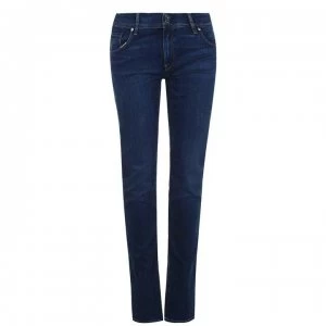 image of Hudson Collin Mid Rise Skinny Jeans - OBSCURITY