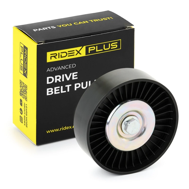 Image of RIDEX PLUS Deflection / guide pulley, V-ribbed belt RIDEX PLUS 312D0002P