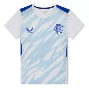 Image of Castore Rangers Match T-Shirt 2023 2024 Juniors - White