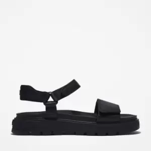 image of Timberland Ray City Ankle Strap Sandal For Her In Black Black, Size 3.5