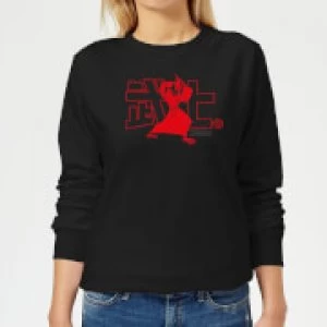 Image of Samurai Jack Way Of The Samurai Womens Sweatshirt - Black