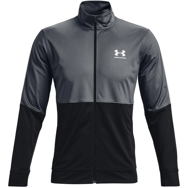 Image of Under Armour Pique Track Jacket Mens - Grey Grey S