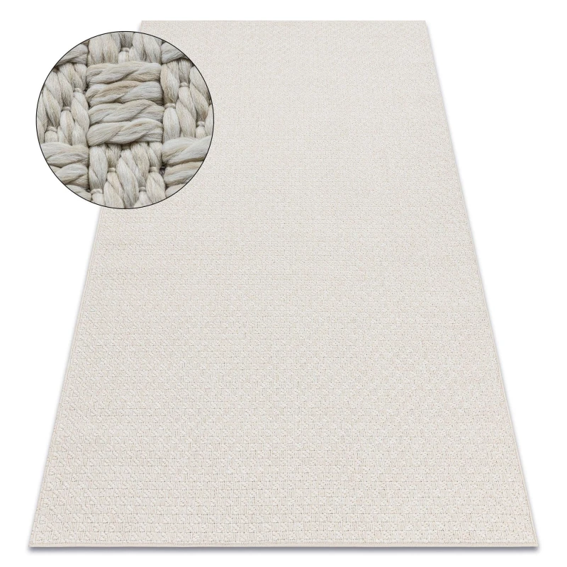 Image of RugsX Carpet Origi 3661 Cream - Flat-Woven Sisal String 78X150 Cm