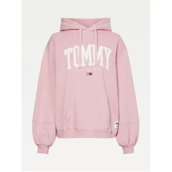 image of Tommy Jeans Abo Tjw Collegiate Hoodie - BROADWAY Pink