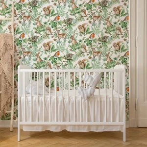 Image of Superfresco Easy Natural Woodland Animals Wallpaper