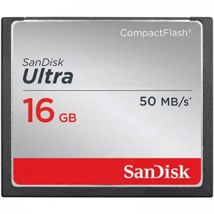 Image of SanDisk Ultra Compact Flash 16GB Memory Card