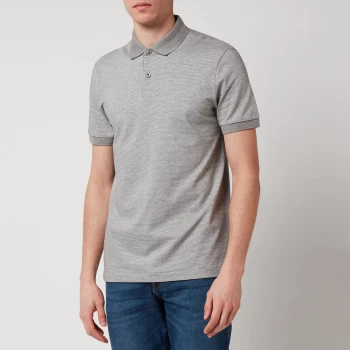 Image of BOSS Smart Casual Mens Penrose 37 Polo Shirt - Silver - M