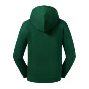 Image of Russell Kids/Childrens Authentic Zip Hooded Sweatshirt (3-4 Years) (Bottle Green)
