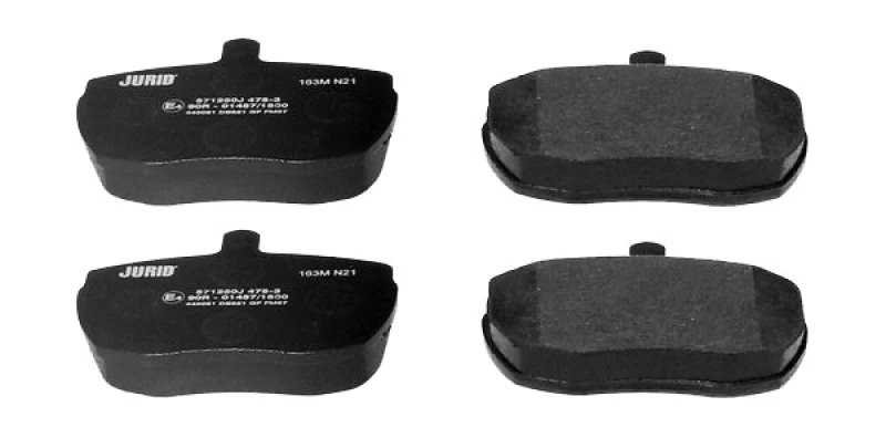 Image of JURID 571250J Brake pad set not prepared for wear warning indicator, without accessories Brake Pad Set,disc brake (402)
