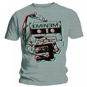 Eminem Tape Mens Small T-Shirt - Grey