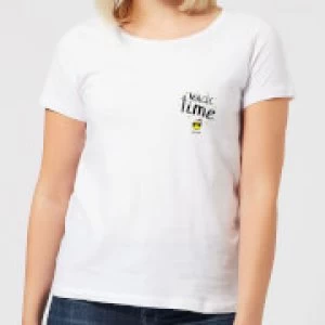 Image of Smiley World Magic Time Womens T-Shirt - White - 3XL