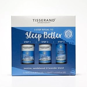 image of Tisserand Aromatherapy 3 Step Ritual to Sleep Better (2x9ml/1x10ml)