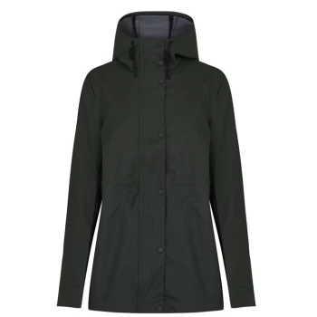 Image of Hunter Rubberised Mac Jacket Womens - Green