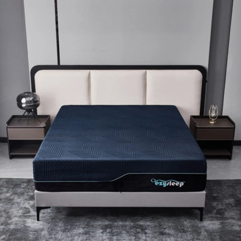 Image of Ezysleep Ezysleep 24cm Memory Foam Support Mattress - 5 Year Warranty in Blue Size: Super King Blue Super King Unisex 0721545336002