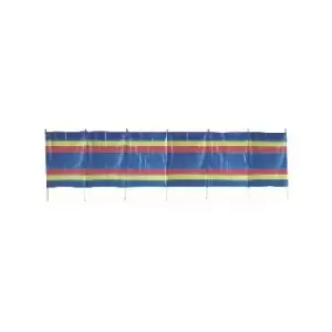Image of Redwood 7 Pole 6 Section Wind Break 0.9m X 4.5m, 1.2m Poles