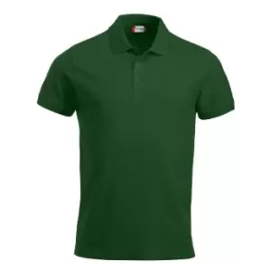 image of Clique Mens Classic Lincoln Polo Shirt (XS) (Bottle Green)