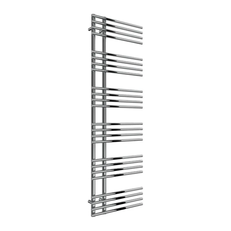 Image of Bathroom Kingdom Elisa Chrome Designer Heated Towel Rail 1550x500 in Silver Silver Unisex