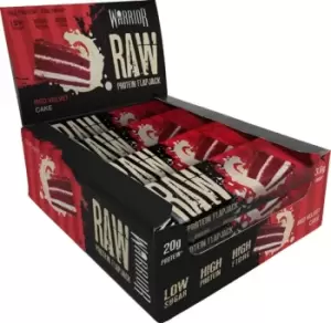 Image of Warrior Raw Protein Flapjack -Red Velvet Cake - 12 Bars Supplements