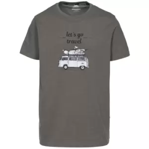 image of Trespass Mens Motorway T-Shirt (XS) (Moss Marl)