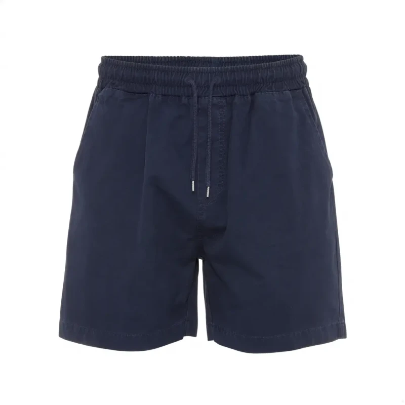 Image of Colorful Standard Twill shorts Colorful Standard Organic navy blue Bleu Unisex XS