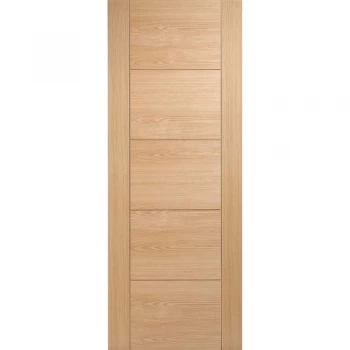 Image of LPD Vancouver 5 Panel Fully Finished Oak Internal Flush Door - 1981mm x 686mm (78 inch x 27 inch)