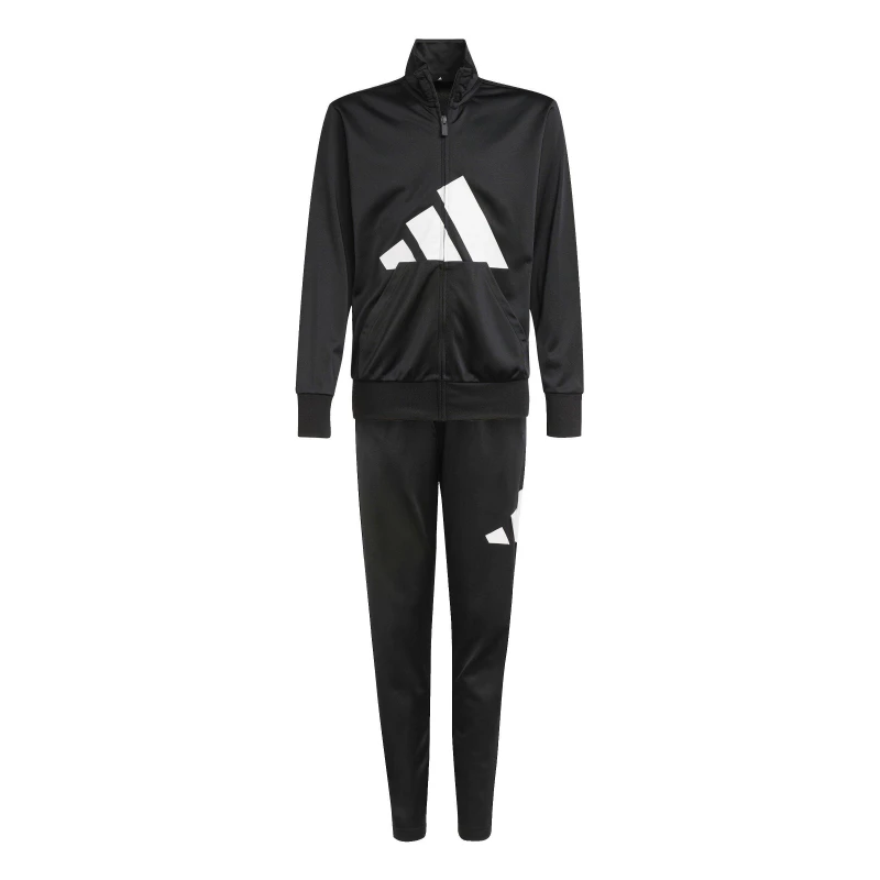 Image of adidas Linea Poly Tracksuit Juniors Black/White unisex 13 Years