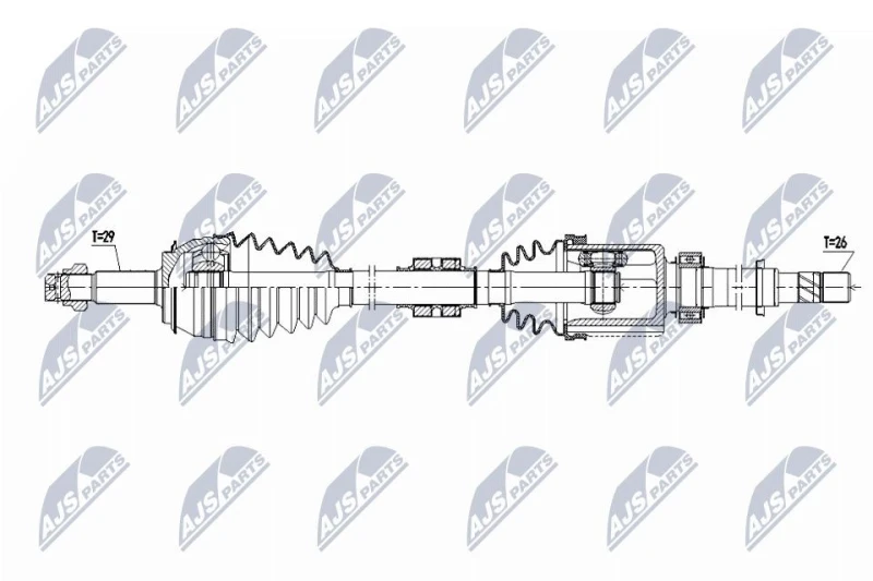 Image of NTY Drive shaft NTY NPW-NS-172