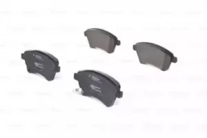 Image of Bosch 0986494129 BP1040 Brake Pad Set Disc Brake Front Axle