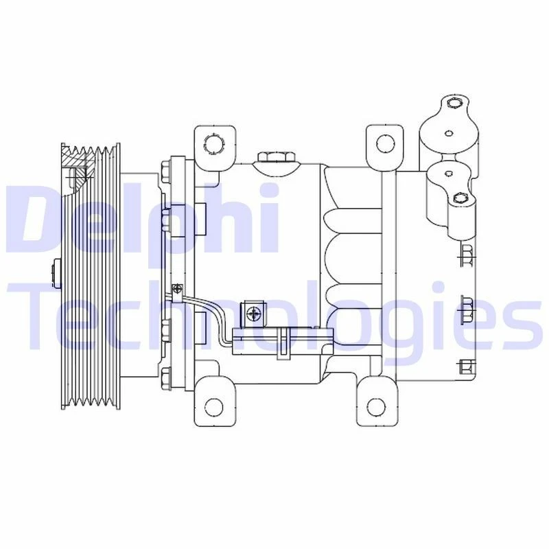 Image of DELPHI Air conditioning compressor DELPHI CS20523