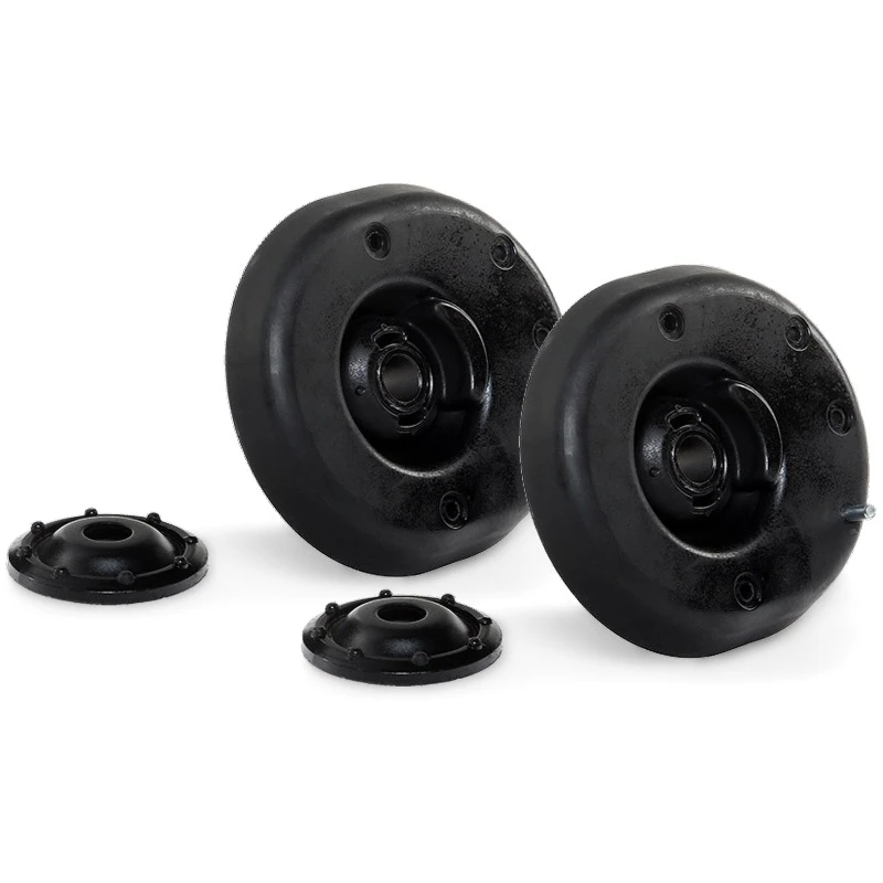 Image of RIDEX 1180S0973 Top strut mount Front Axle, with fastening material Suspension Strut Support Bearing (1180)