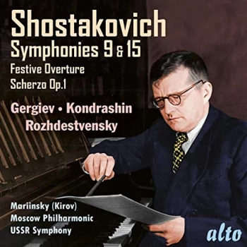 image of Gergiev - Shostakovich: Symphonies No. 9 & No. 15/Festive Overture/... CD