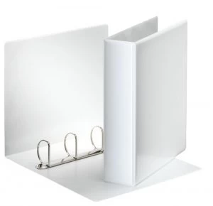 Image of Esselte Essentials Pres Binder A4 50mm 4 D-Ring WH PK10
