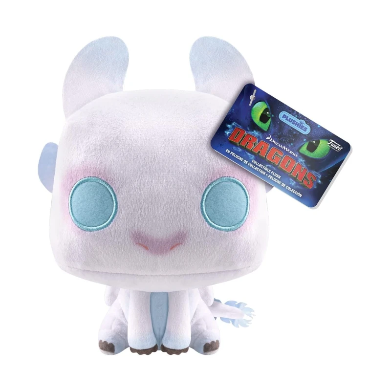 Image of Funko Pop! Plush: HTTYD - Light Fury - () - How to Train Your Dragon - Collectable Soft Toy - Birthday Gift Idea - Official Merchandise - Stuffed Plus