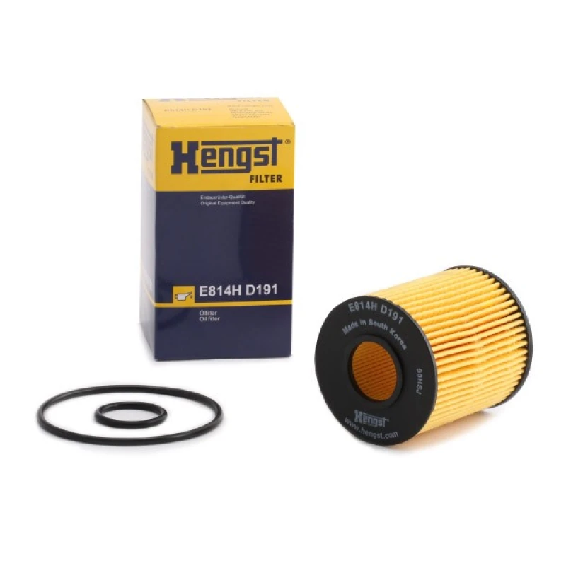 Image of Oil filter HENGST FILTER E814H D191