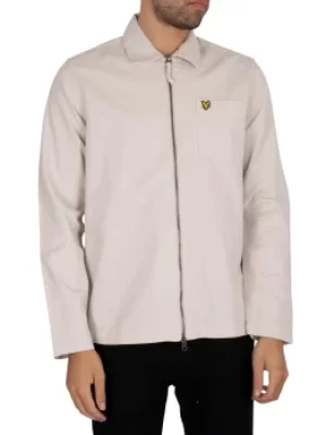 Image of Washed Twill Overshirt