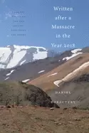 Image of written after a massacre in the year 2018
