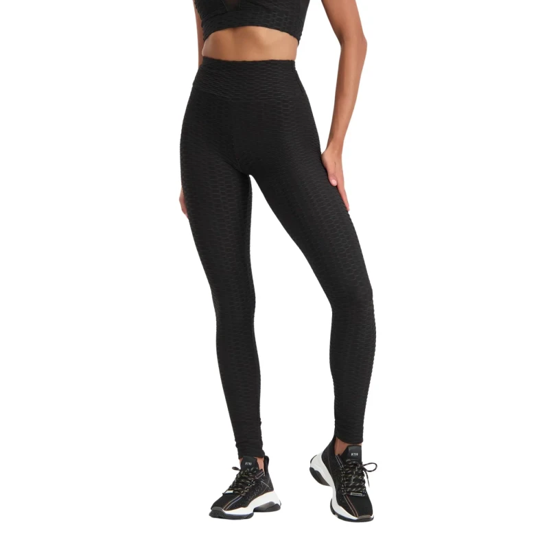 Image of Steve Madden Womens crumpled leggings Steve Madden Maximize Noir Female S