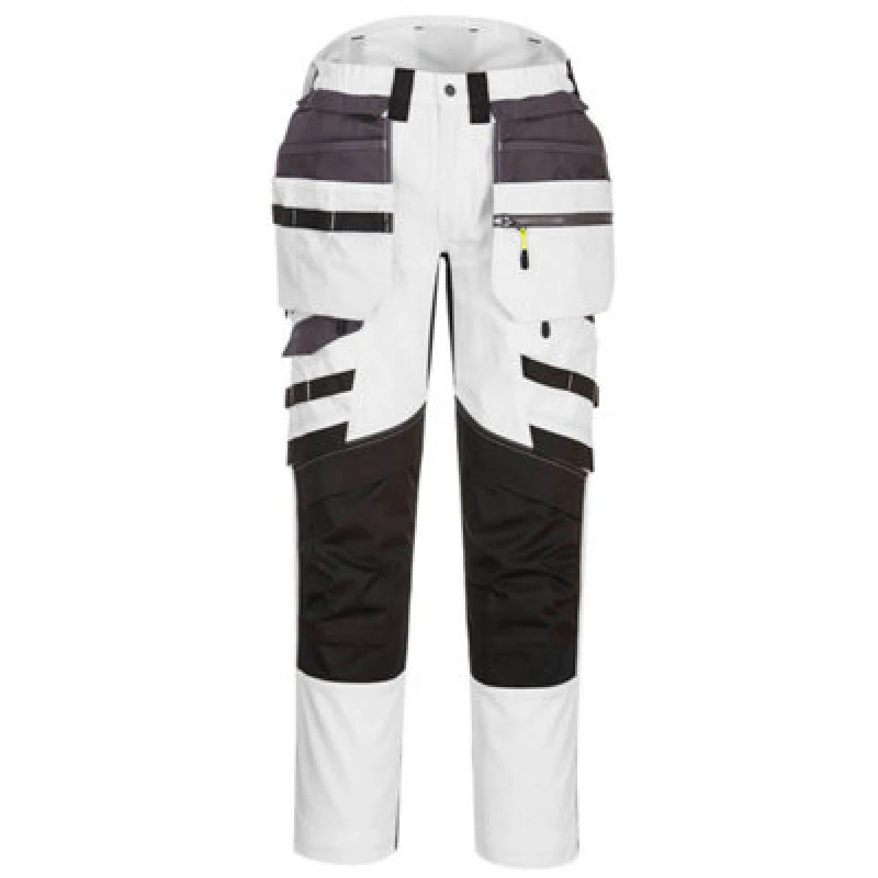 Image of Portwest DX4 Holster Trousers DX440WGR28 Colour: White / Grey